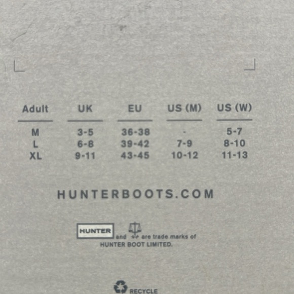 NIB HUNTER SOCK SIZE M. (5-7). Adult size - Picture 4 of 7